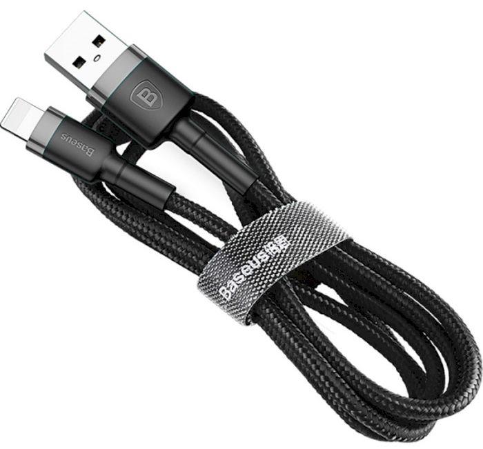 

Кабель USB Baseus Cafule Lightning Cable 3M 2A Gray/Black (CALKLF-RG1)