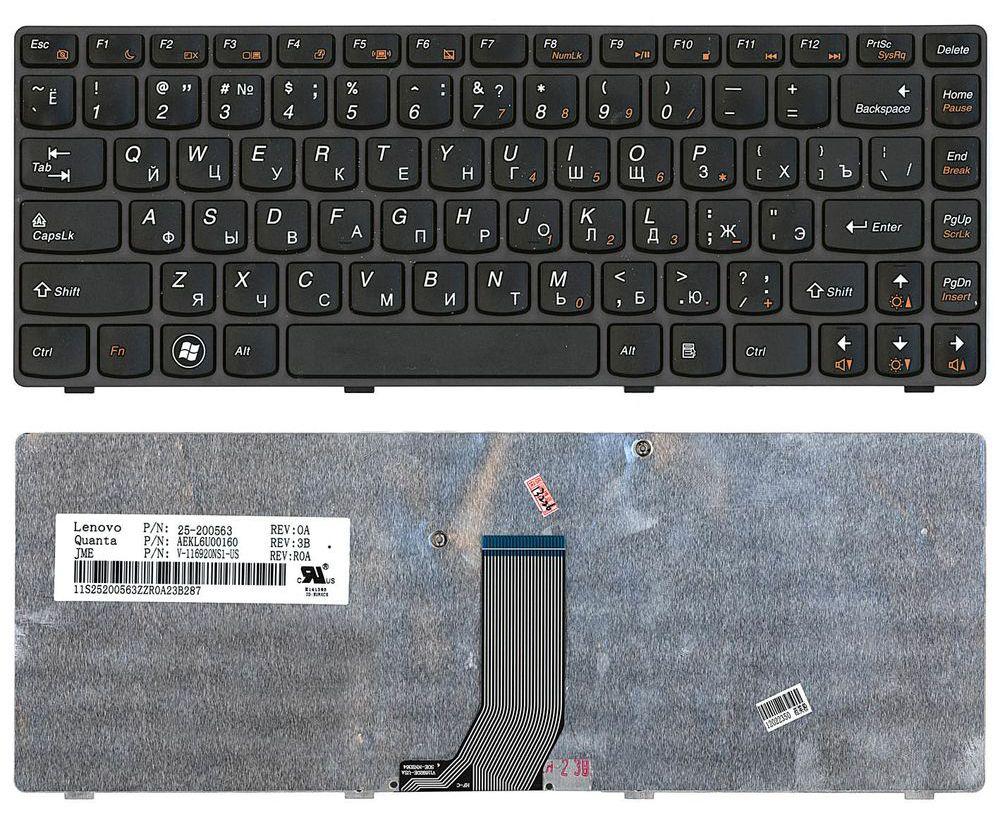 

Клавиатура для ноутбука Lenovo Z470 G470Ah G470GH Z370 Black