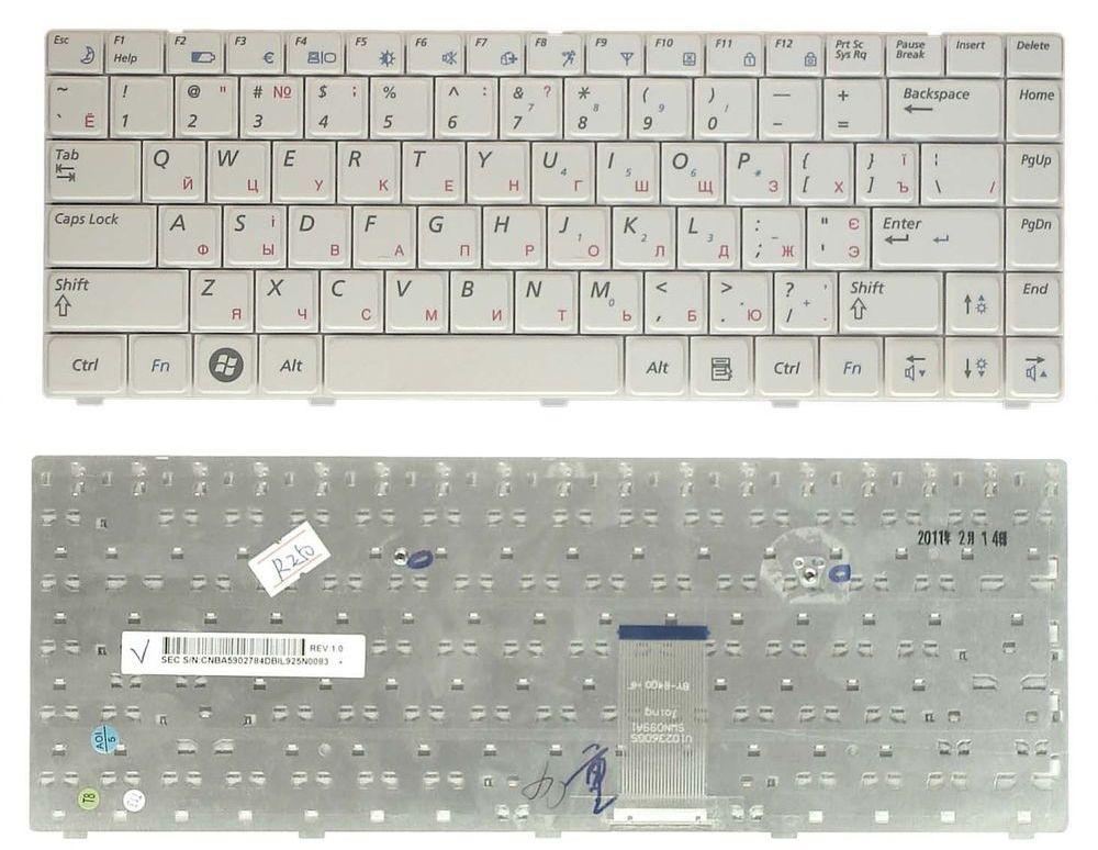 

Клавиатура для ноутбука Samsung R420 R418 R423 R425 R428 R429, R469 RV41 RV408 White