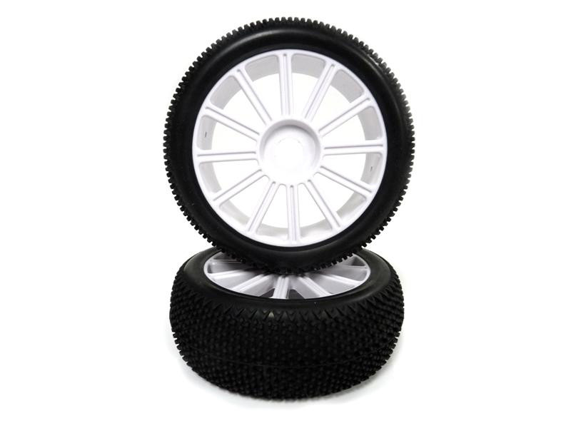 

Himoto 821003W 1:8 White Rim & Tire Complete For Buggy (821001W+821002) 2P