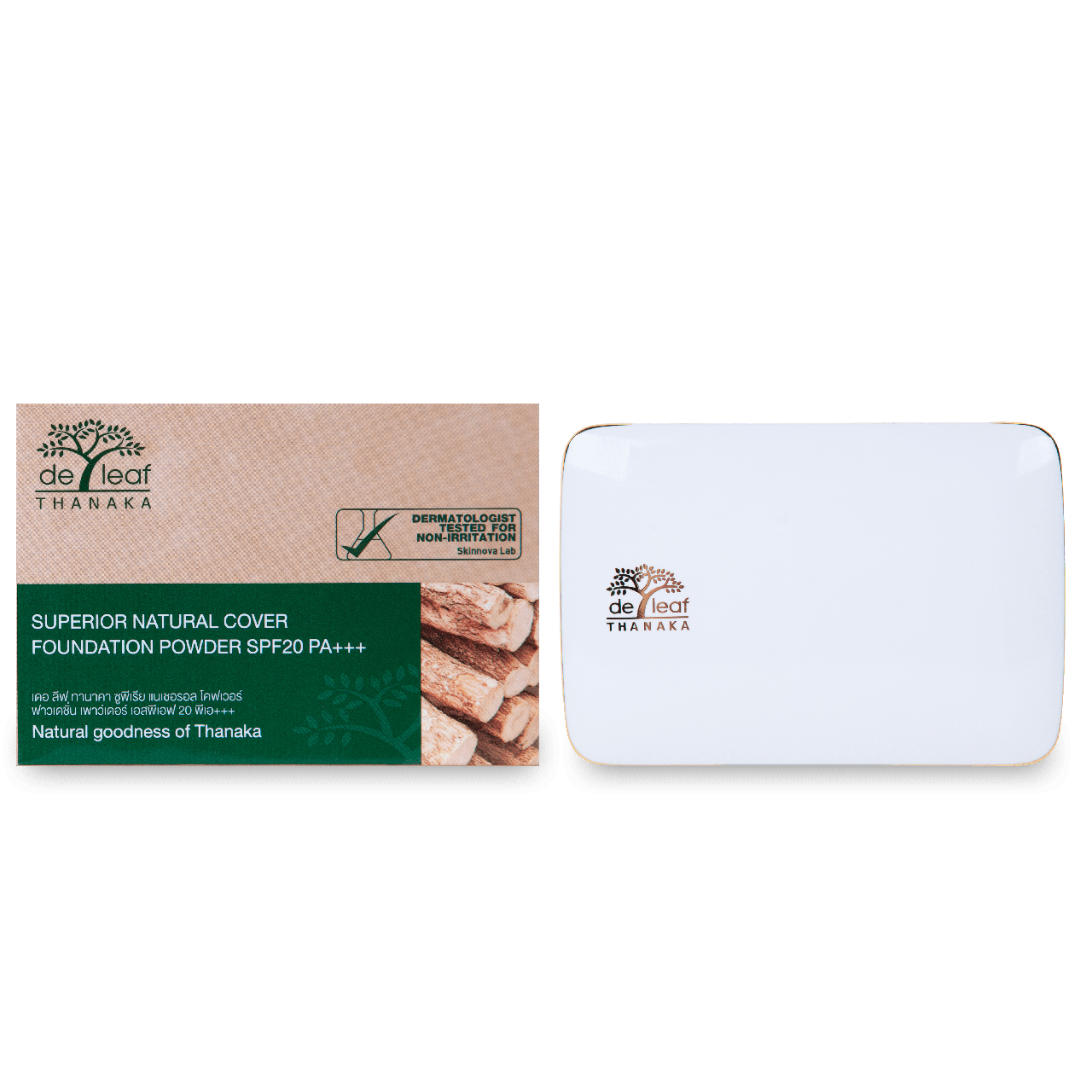 

Пудра De Leaf Thanaka Foundation Powder 01 Light