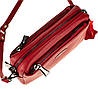 Жіноча сумка крос-боді Eminsa 40125-37-5 червона шкіряна, фото 5