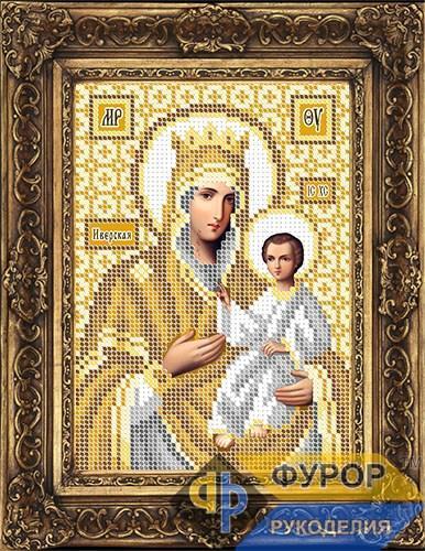 Схема иконы для вышивки бисером - Иверская Пресвятая Богородица, Арт. 