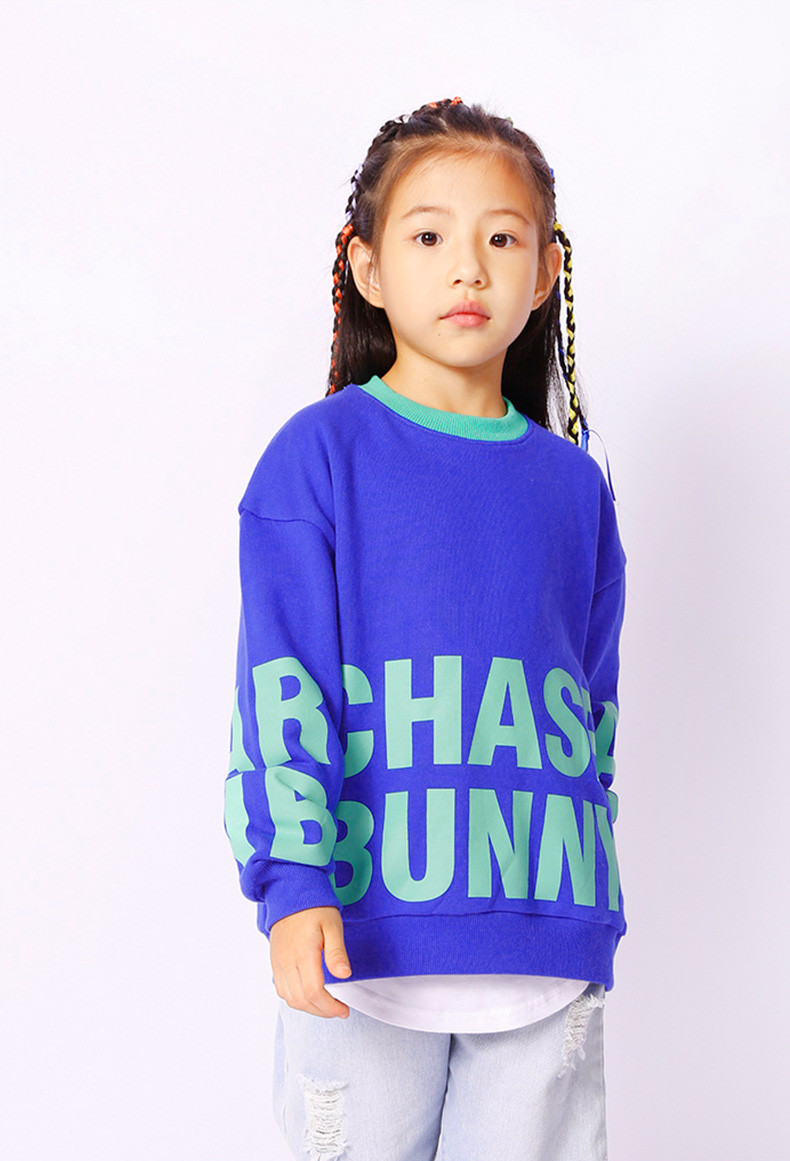 

Свитшот для девочки Chase bunny, синий Bronco (160)