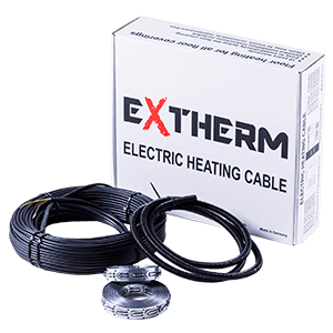 

Теплый пол в стяжку Extherm ETC ECO-20 1400 Вт 7,0 м2 двужильный нагревательный кабель