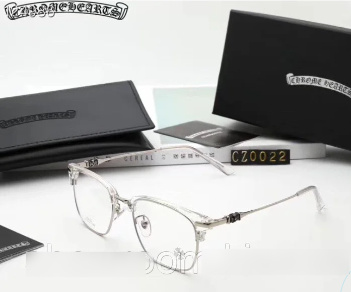 

Мужская стильная оправа в стиле Chrome Hearts 0022 clear