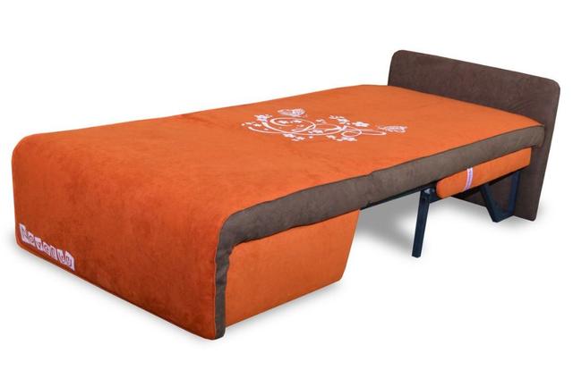 Кресло кровать Elegant 03 оранжевый принт Butterfly (2)