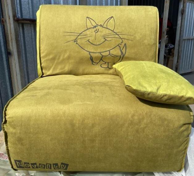 Кресло кровать Elegant 03 зеленый принт Cat