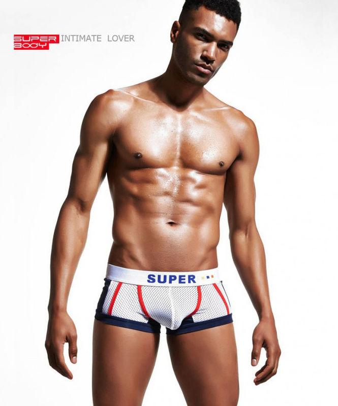 

Красивые трусы для мужчин SuperBody, Белый