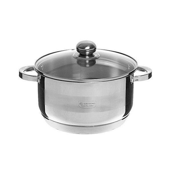 

Кастрюля Edenberg EB-3002 - 14x8.5см, 1л, Металлик