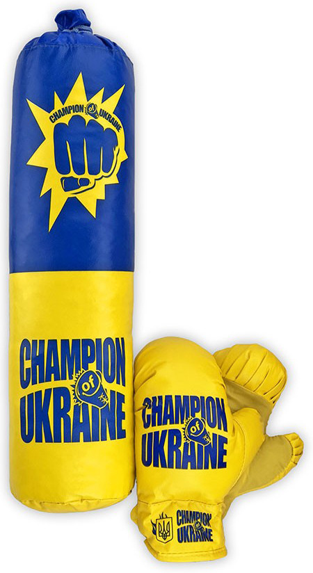 Боксерский набор "Украина" средний, Желтый