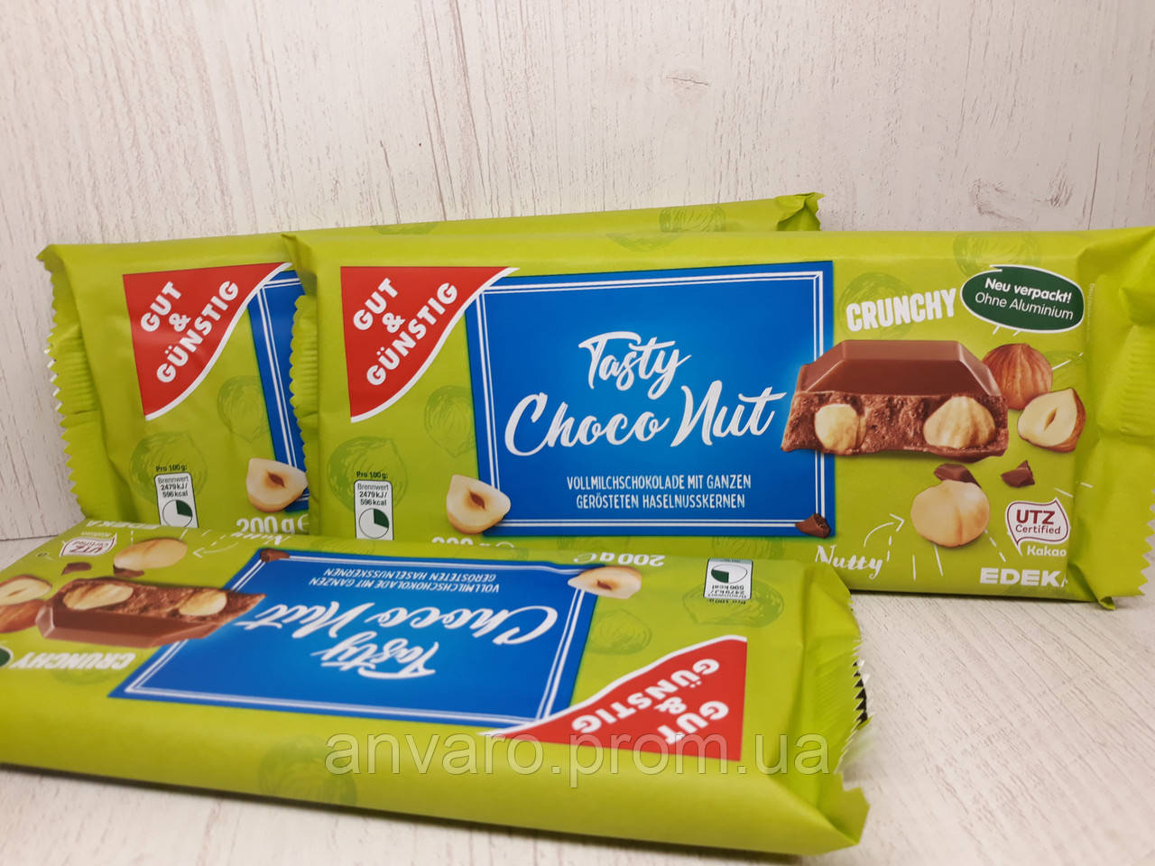 

Молочний шоколад Edeka Choco Nut 200g (13шт/ящ)