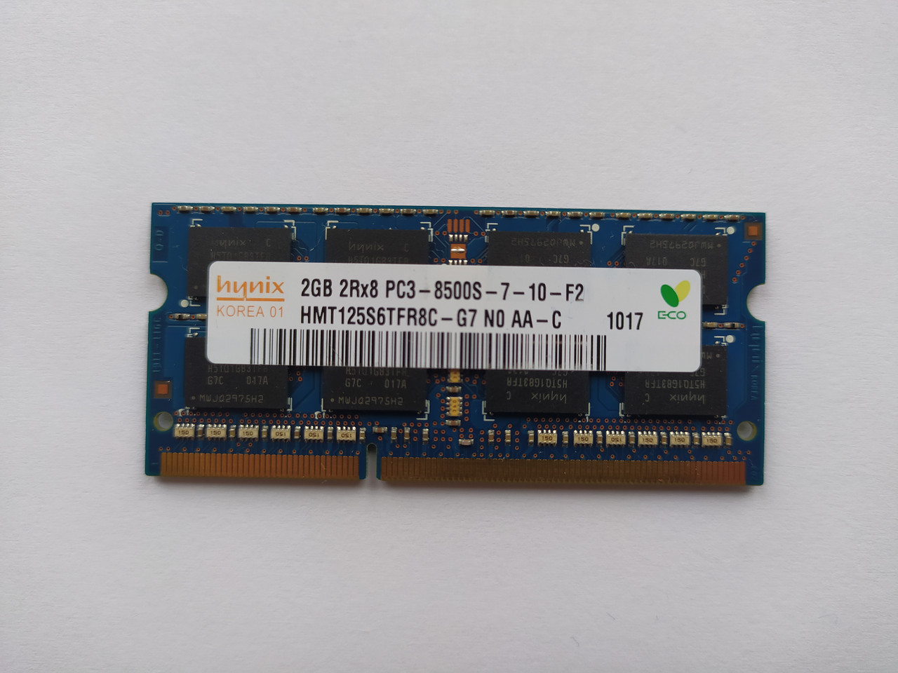 Оперативная память для ноутбука SODIMM Hynix DDR3 2Gb 1066MHz PC3-8500Нет в наличии