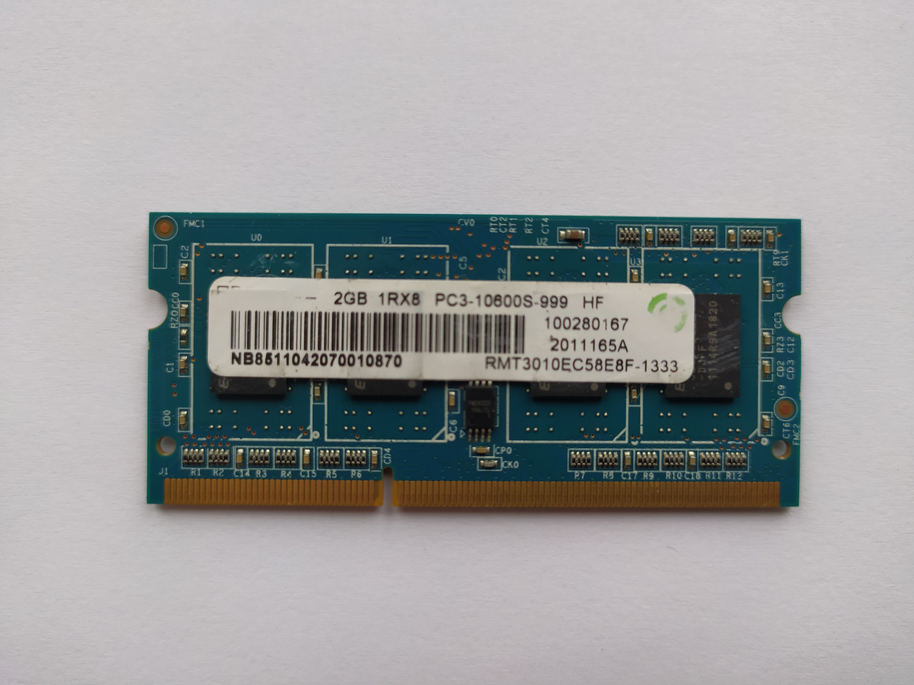 Оперативная память для ноутбука SODIMM Ramaxel DDR3 2Gb 1333MHz PC3-10Нет в наличии