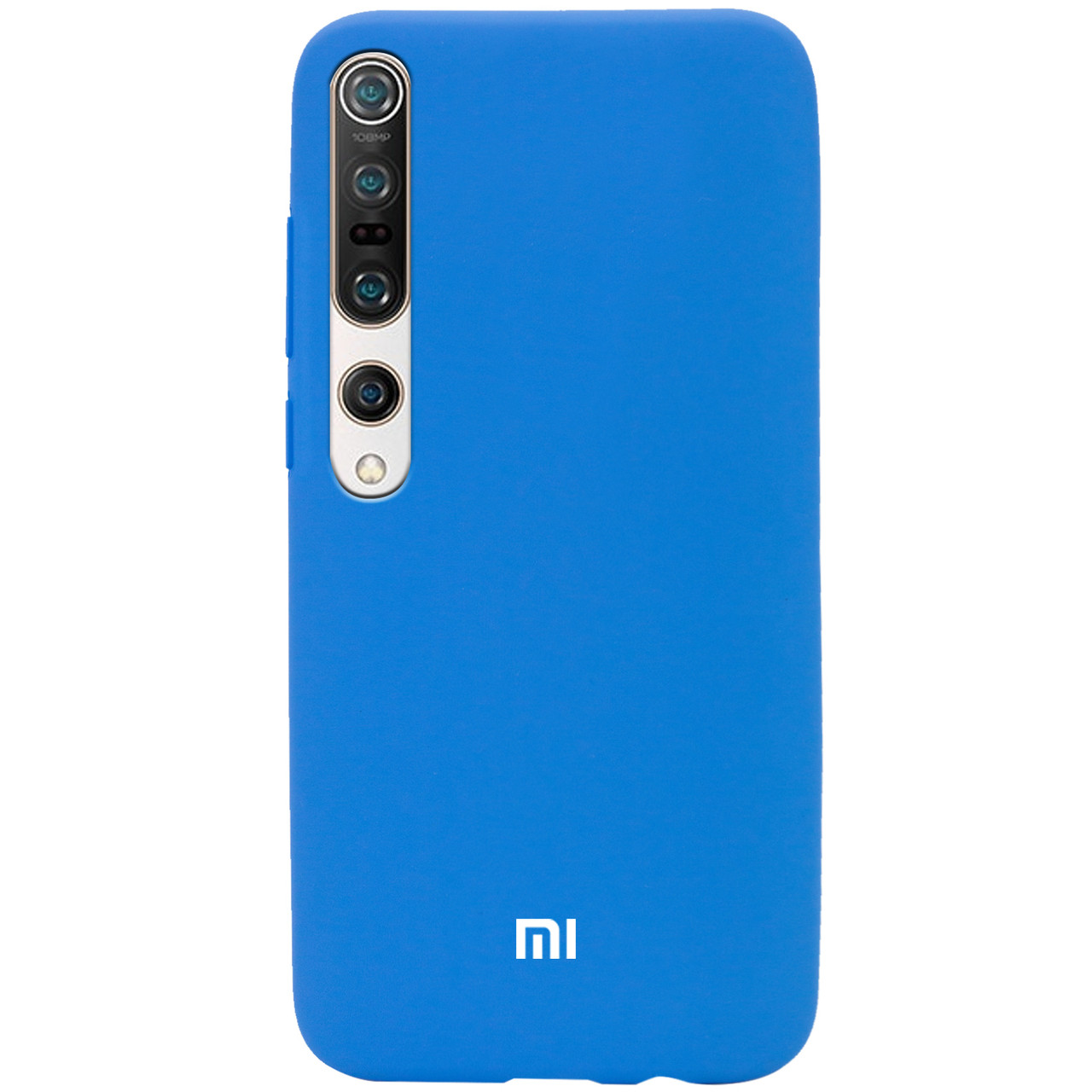 

Чехол Silicone Cover Full Protective (AA) для Xiaomi Mi 10 / Mi 10 Pro, Голубой / azure