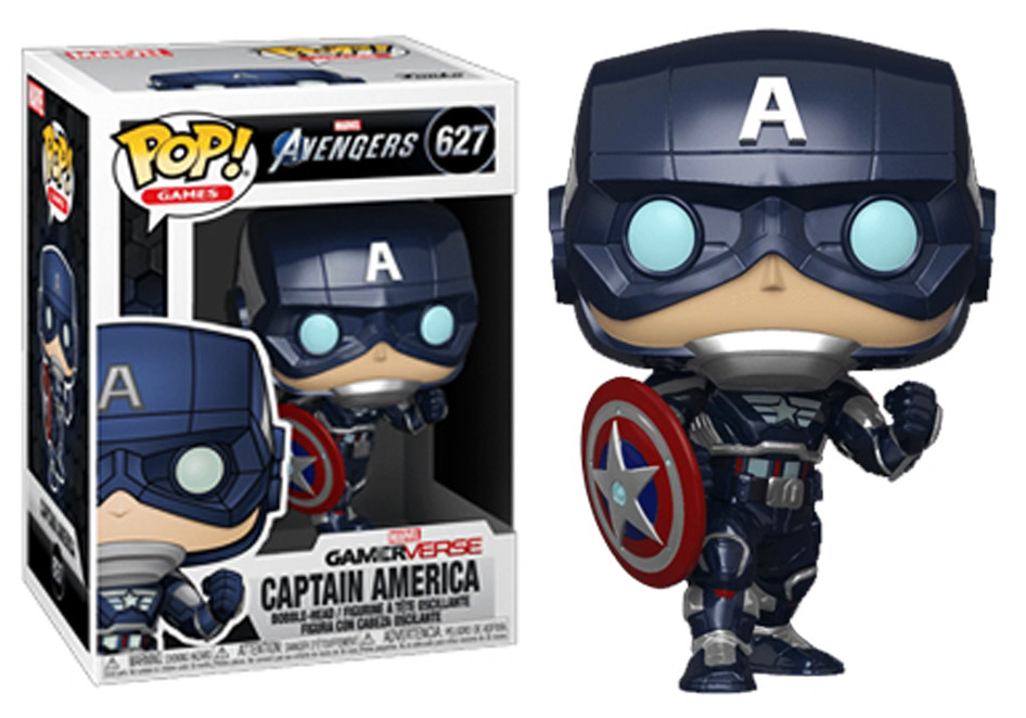

Фигурка Funko Pop Фанко Поп Avengers Game Captain America Мстители Игра Капитан Америка 10 см AG CA 627