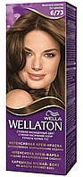 Стойкая крем-краска для волос Wellaton 6/73 Молочный шоколад