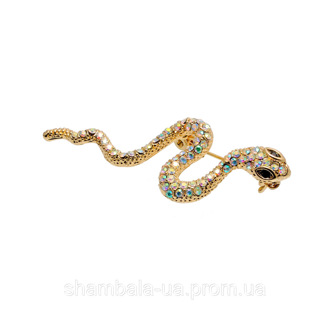 

Брошь Fashion Jewerly "Золотая змея" (048840)