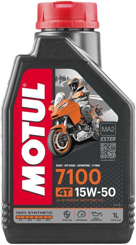 Моторное масло MOTUL 7100 4T SAE 15W50 (1L) 845211