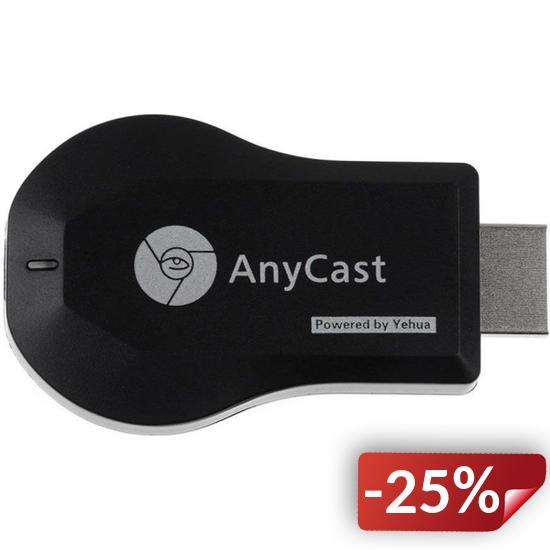 

Беспроводной медиаплеер Anycast M9 WiFi ресивер для проекторов и ТV (FL-442)