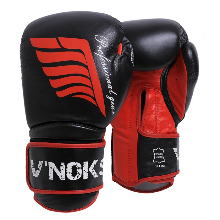 Боксерські рукавички V'Noks Inizio 8 oz унцій чорний