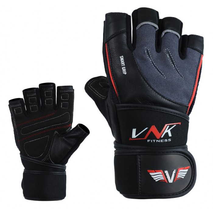 Перчатки для фитнеса мужские VNK SGRIP Grey S серый