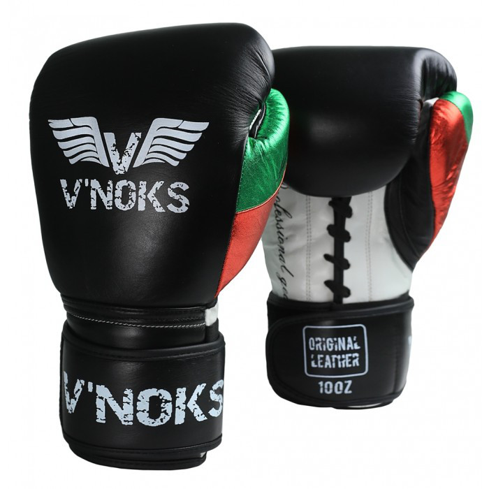 Боксерські рукавички V'Noks Mex Pro Training 10 oz унцій чорний