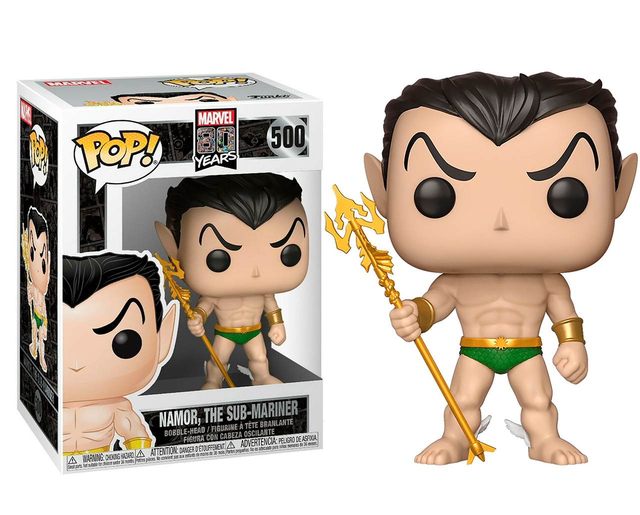 

Фигурка Funko Pop Фанко Поп Марвел 80-х Нэмор Marvel 80th Namor 10 см Marvel N 500