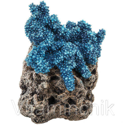 Декоративный коралл из полиуретана Ferplast BLU 9134 Blue Coral для ак