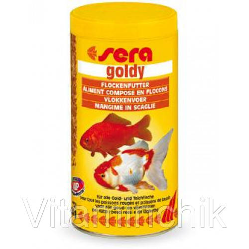 Sera Goldy корм для золотых рыбок (хлопья), 100 мл