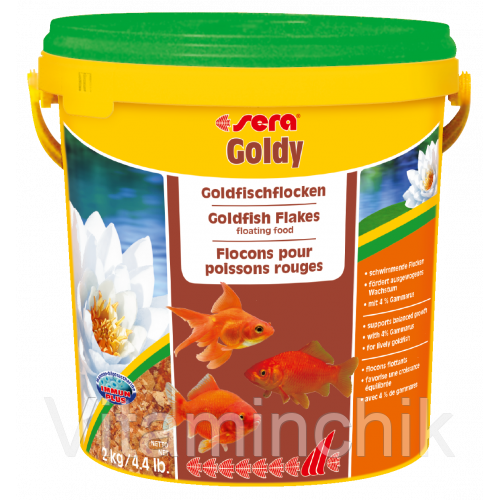 Sera Goldy корм для золотых рыбок (хлопья), 10000 мл