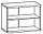 Трио Тумба 2Д с подушкой МЕБЕЛЬ СЕРВИС Венге темный + Дуб крафт (60.2х32х46 см), фото 2