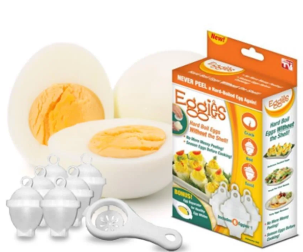 Формы для варки яиц без шкарлупы, Яйцеварка, варка яиц, варка яиц Эгги