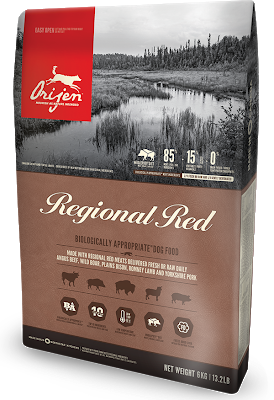 

Сухой корм ORIJEN Regional Red Dog для собак всех пород, 6 кг