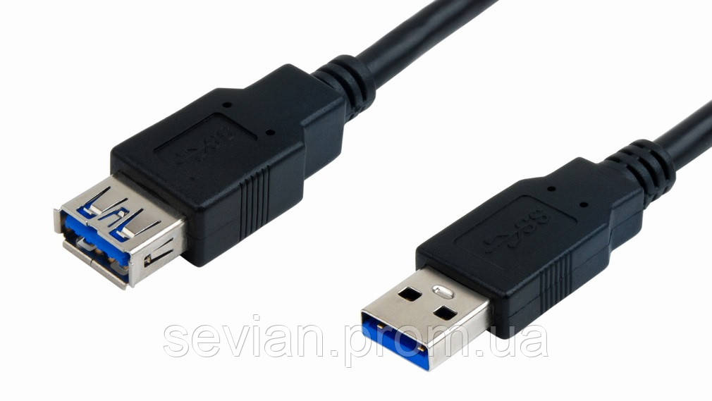 

Кабель пристроїв-подовжувач USB3.0 A M/F 1.8 м Gutbay AWG24+28 3xShielding D=4.5мм Cu Синий(78.01.2889a)