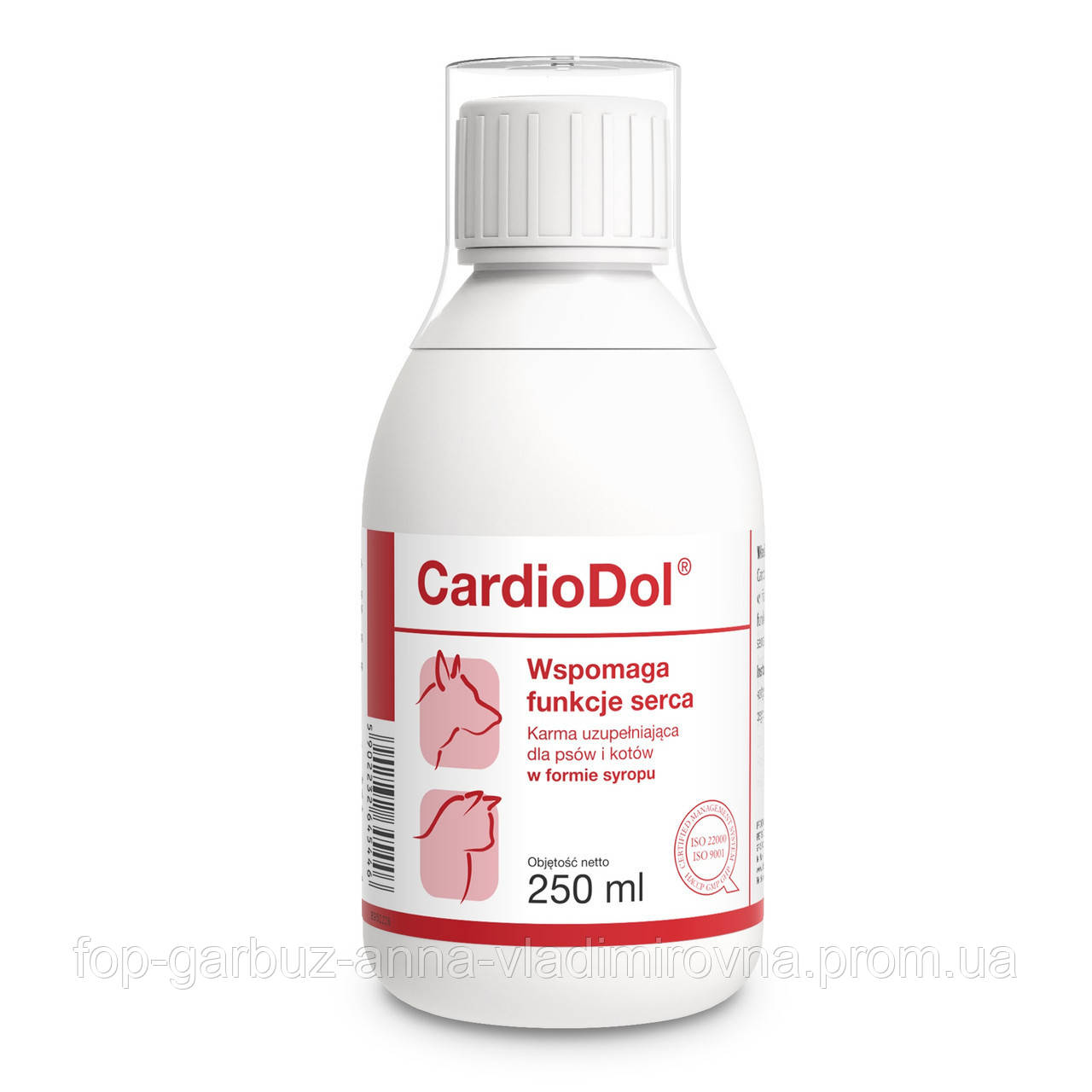 

Dolfos (Дольфос) CardioDol (КардиоДол) Вит-Мин. корм Сироп для поддержания работы сердца 250 мл