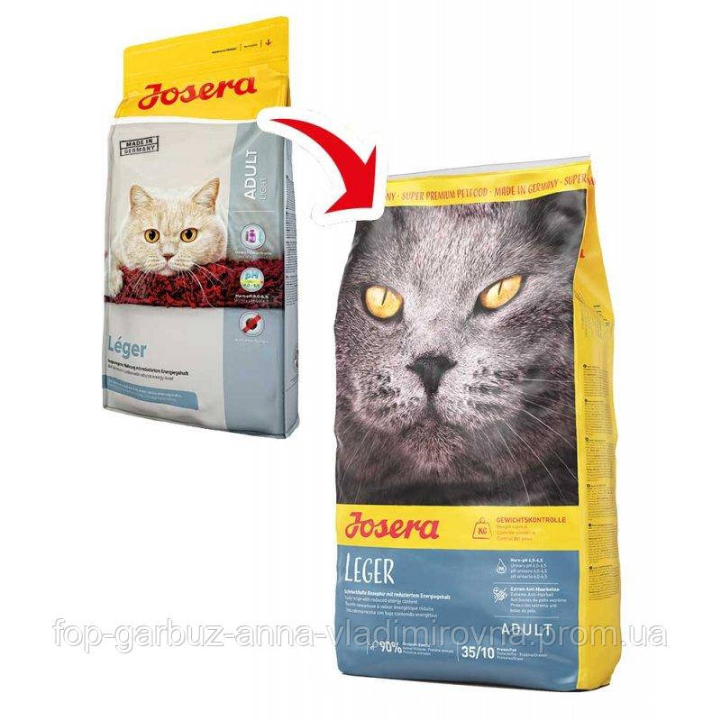 

Josera LEGER корм для малоактивных и стерилизованных котов 10kg