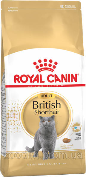 

Сухой корм Royal Canin British Shorthair Adult для котов от 12 месяце, 10кг