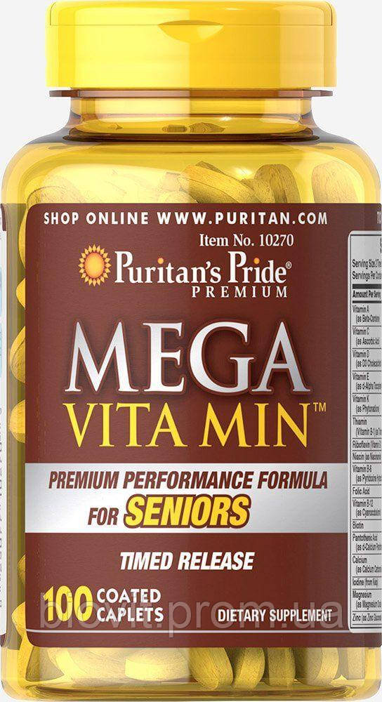 

Мультивитамины для пожилых Multivitamins for Seniors Timed 100 капсул