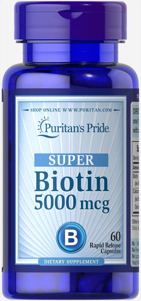 

Biotin 5000 mcg 60 caps