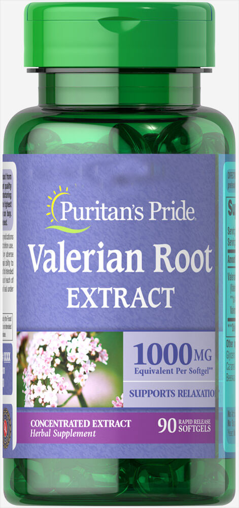 

Корень валерианы Valerian Root 1000mg 90soft