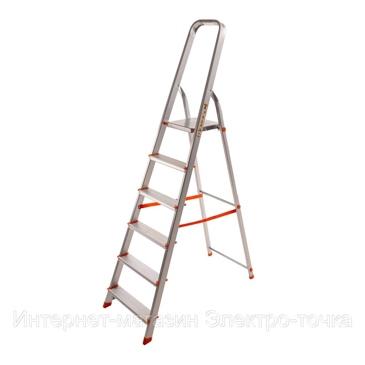 

Стремянка алюминиевая Laddermaster Alcor A1A6. 6 ступенек