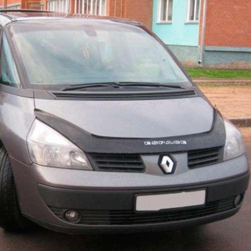 

Дефлектор капота мухобойка Рено Эспейс 4 Renault Espace IV 02- VIP TUNING