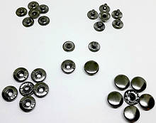 Кнопка Альфа 10.5 мм темний нікель (в упаковці 720 штук)