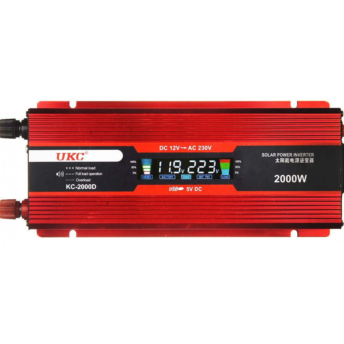 

Преобразователь напряжения Ukc kc-2000D 2000W с Lcd дисплеем