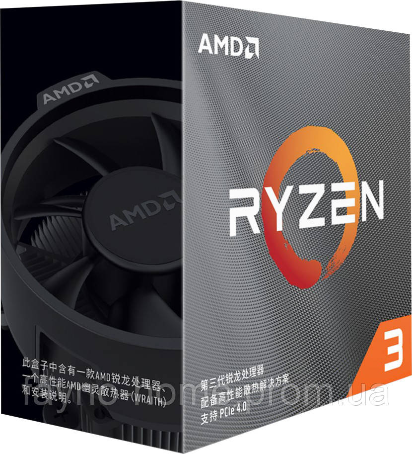 

Процесор AMD Ryzen 3 3100 100-100000284BOX (sAM4, 3.9 Ghz) Box (6573151)