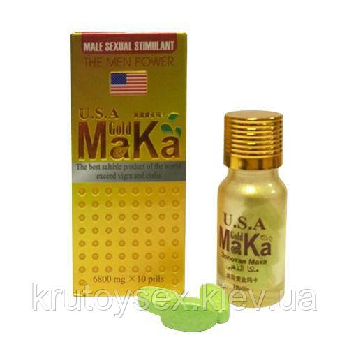 

Таблетки "USA Gold Maka" ( крутой )