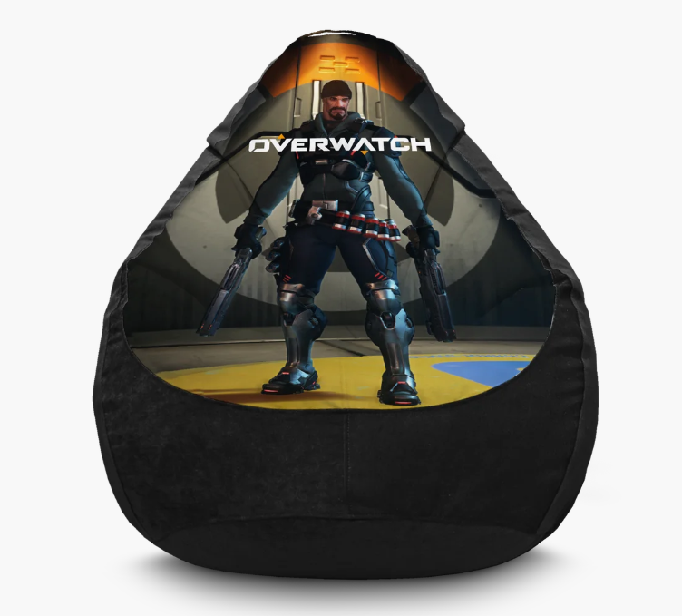 

Кресло мешок PufOn, "Overwatch. Baptiste" Флок L