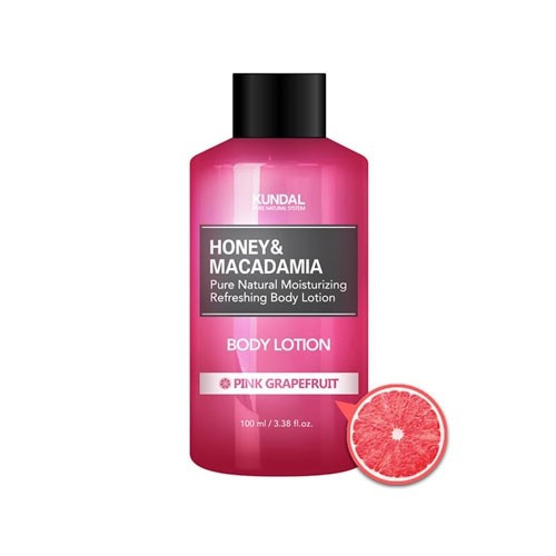 Лосьон для тела "Розовый грейпфрут" KUNDAL Honey & Macadamia Body Lotion Pink Grapefruit 100ml
