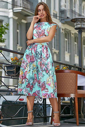 Женское платье с цветочным принтом, фото 2